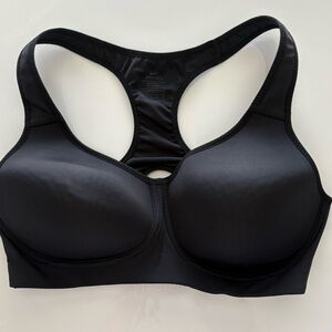 Nike Dri-Fit Black Sports Bra 34C High Impact Support Racerback